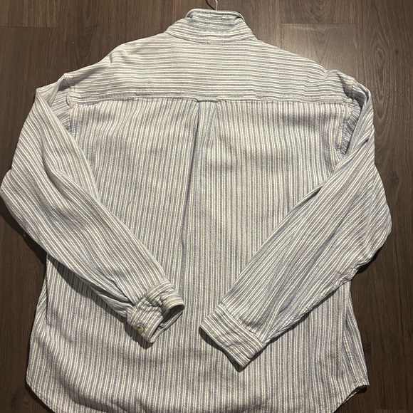 Vintage Northern Element White and Blue Men's Shirt - Picture 4 of 6